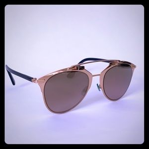 DIOR Reflected Rose Gold Aviator Sunglasses